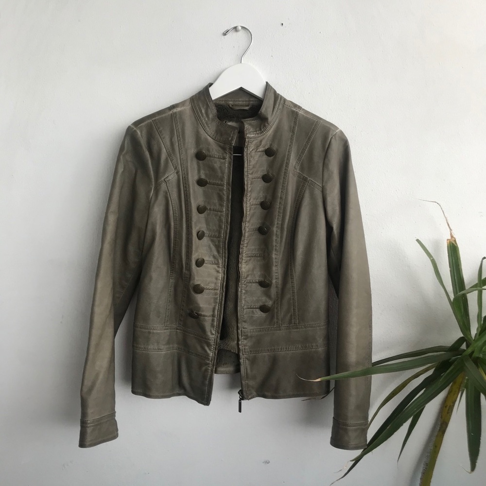 CACHE FAUX LEATHER JACKET 🧥